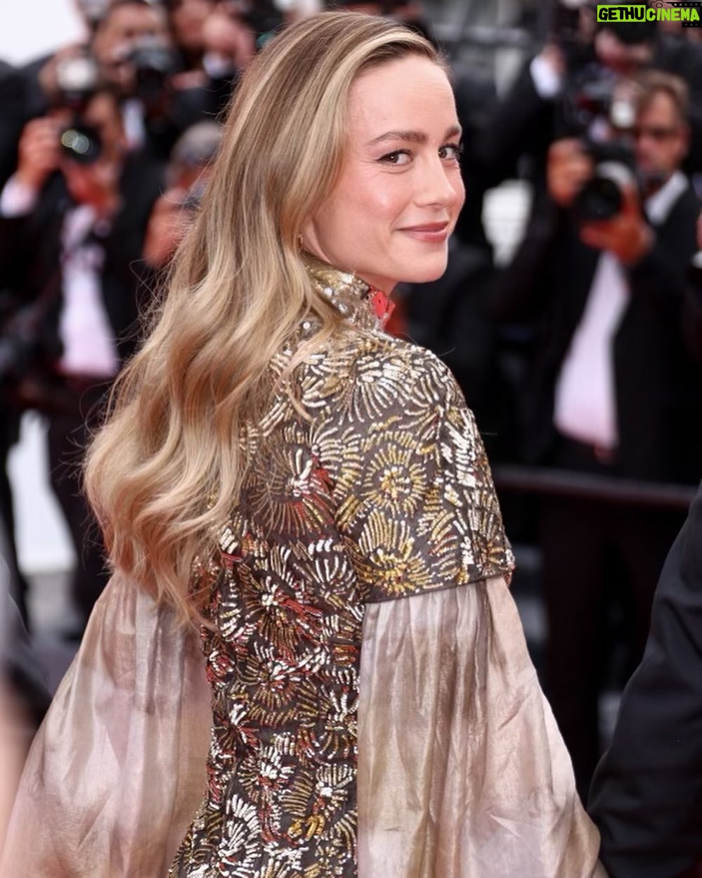 Brie Larson Instagram - Linking hands with my fellow Jurors—creatives I deeply admire with backgrounds and heritages different from mine was moving beyond words. I cannot wait to discuss the films from this festival with them. Thank you, @FestivaldeCannes. And congrats to all who have films playing at this festival.