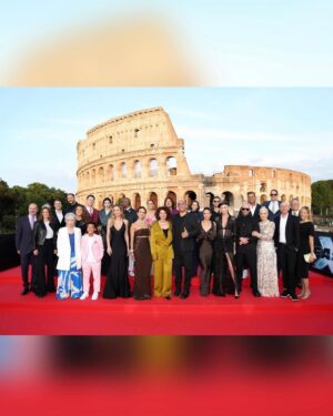 Brie Larson Instagram - wouldn’t be a proper premiere in Rome without pizza 🍕 #FastX out everywhere May 19