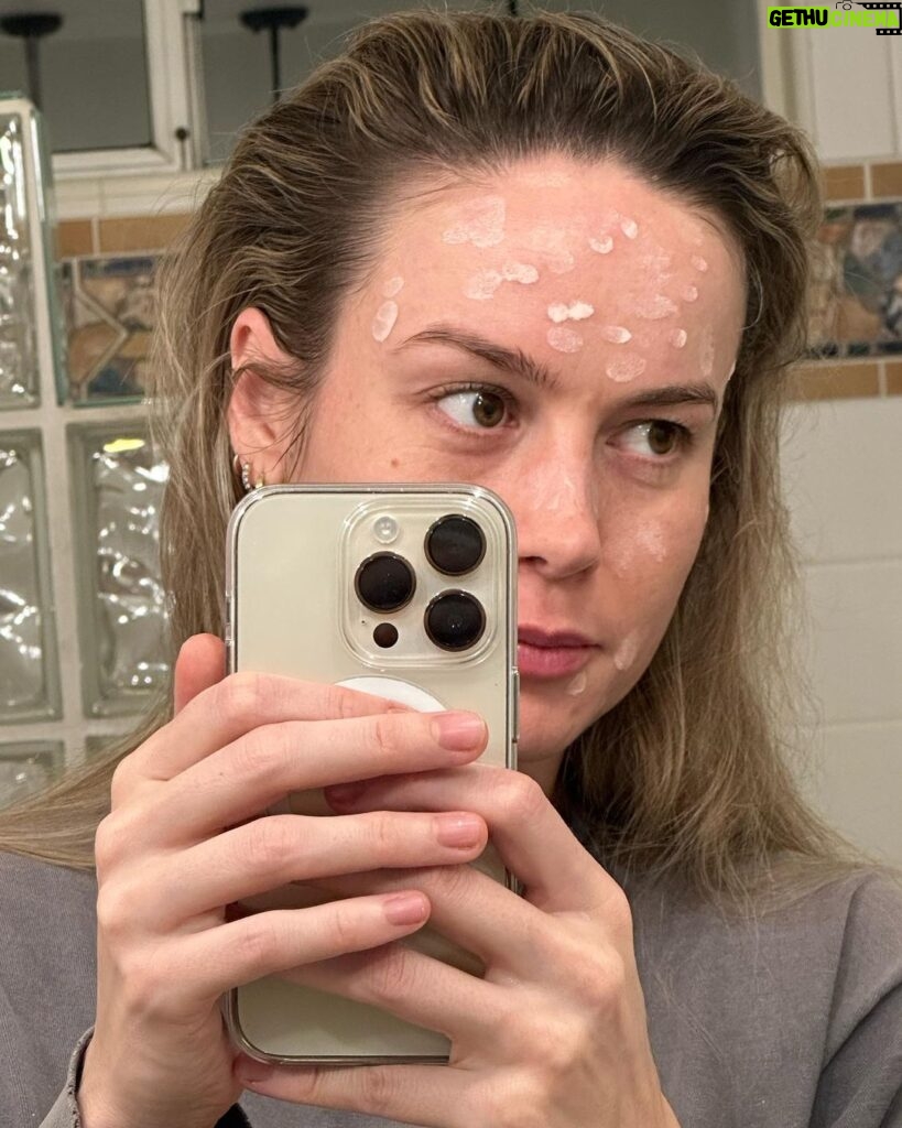 Brie Larson Instagram - take care of your skin, kids