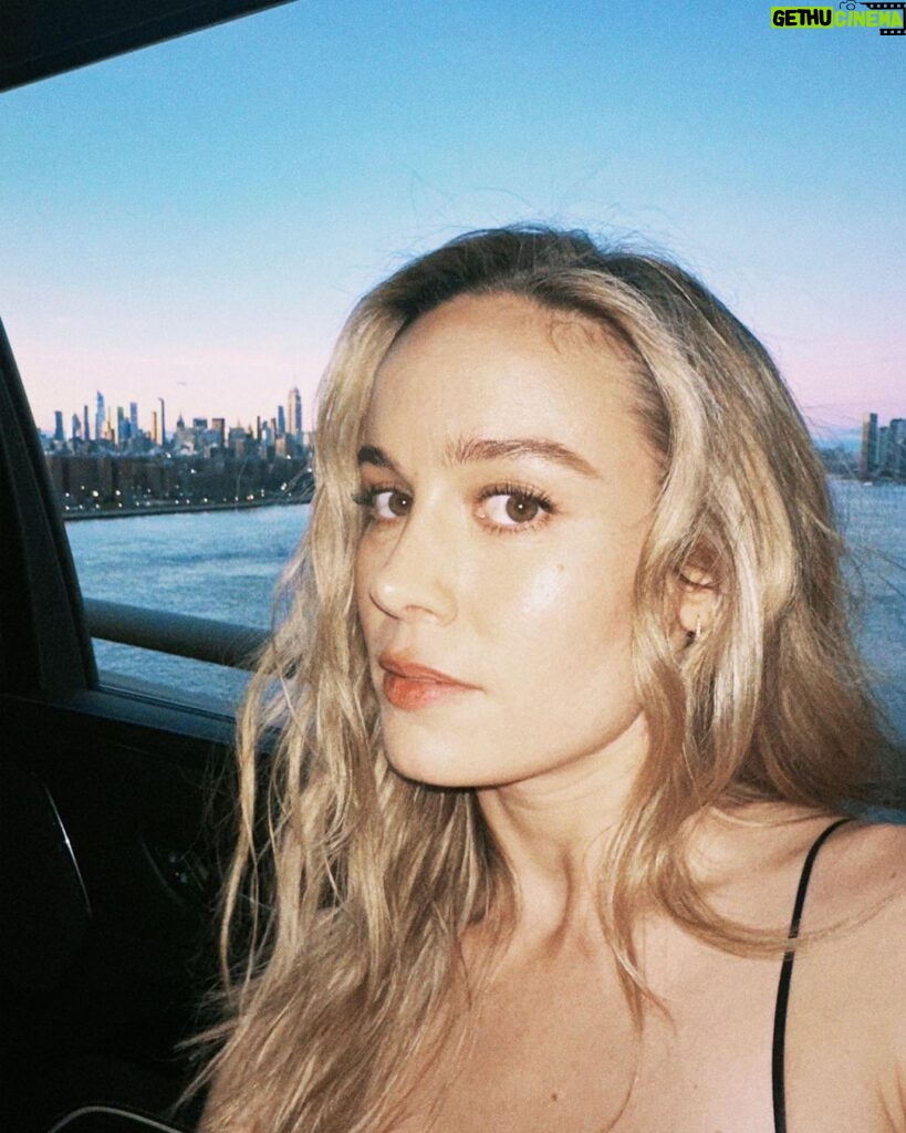 Brie Larson Instagram - The sun setting after 7pm in NYC is life altering