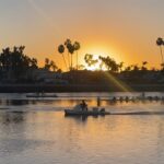 Brie Larson Instagram - sunset during my rowing lesson ♥️