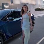 Brie Larson Instagram - When your car always matches your vibe. #NissanARIYA #NissanPartner