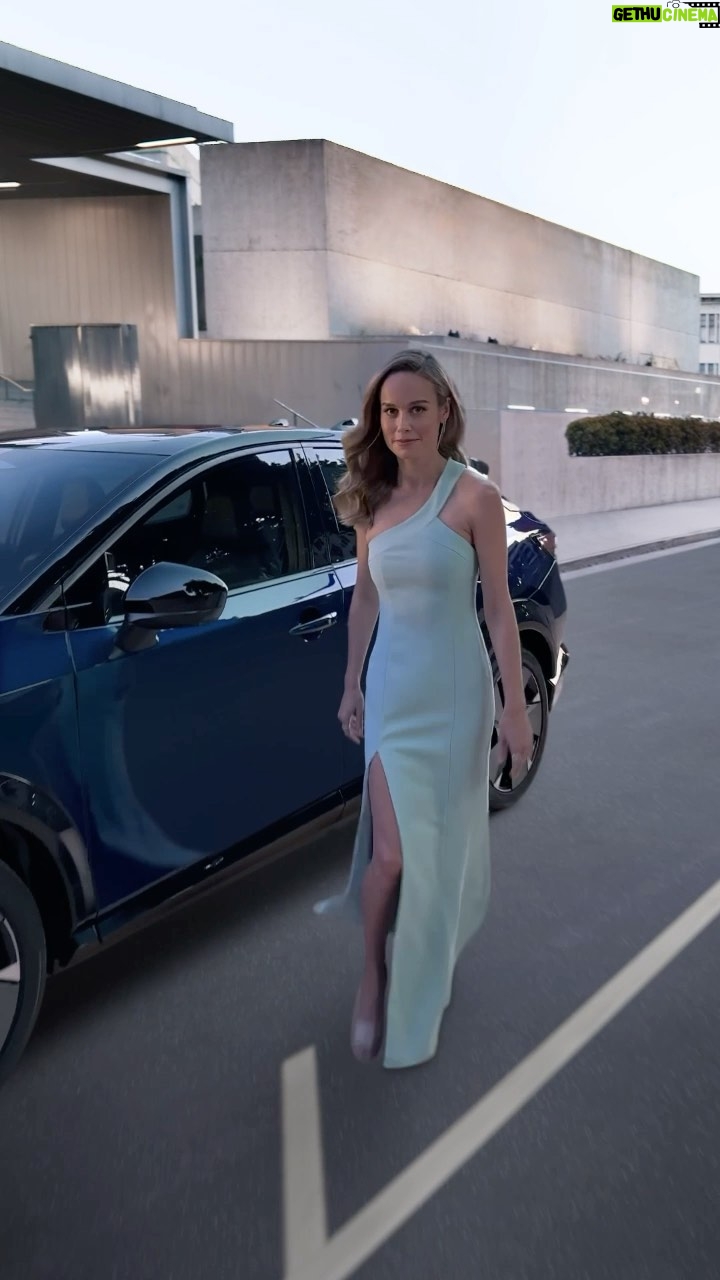 Brie Larson Instagram - When your car always matches your vibe. #NissanARIYA #NissanPartner