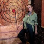 Brie Larson Instagram - Axe throwing: grandparent approved Mo's House Of Axe