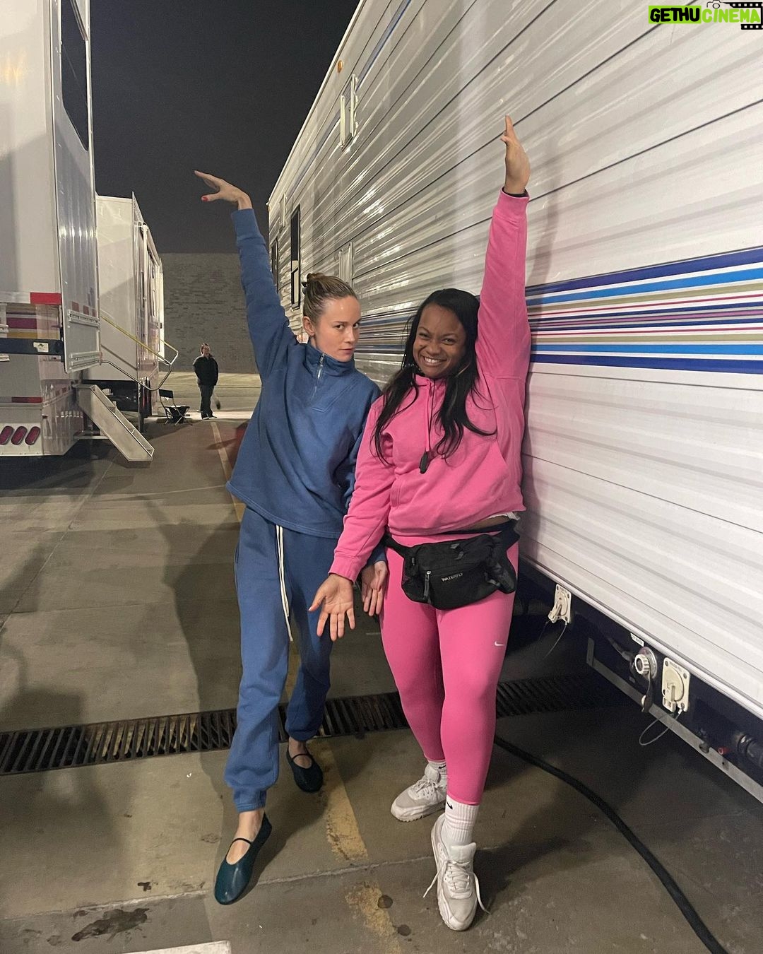 Brie Larson Instagram - Blossom and Bubbles looking for our Buttercup #powerpuffgirls