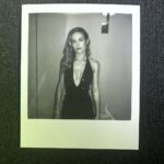 Brie Larson Instagram - A black dress and Polaroid kind of night  Hair @brycescarlett Styling @samanthamcmillen_stylist Makeup @yukari.makeup
