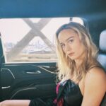 Brie Larson Instagram – The sun setting after 7pm in NYC is life altering
