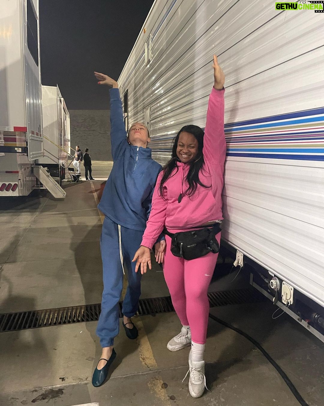 Brie Larson Instagram - Blossom and Bubbles looking for our Buttercup #powerpuffgirls