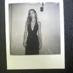 Brie Larson Instagram - A black dress and Polaroid kind of night  Hair @brycescarlett Styling @samanthamcmillen_stylist Makeup @yukari.makeup
