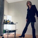 Brie Larson Instagram - A moment for the fit (and the cutest bar cart)