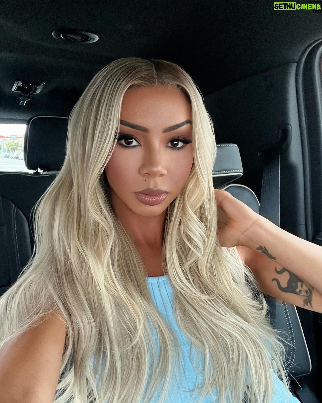 Brittany Renner Instagram - The subtleties speak the loudest 🩵 MUA: @alexjairus Los Angeles, California