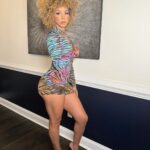 Brittany Renner Instagram - @NovaMEN by @FashionNova Outfit: Try and Tame Me Mini Dress Shoes: Business Per Usual Mules