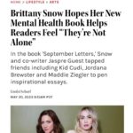 Brittany Snow Instagram - Thank you @hollywoodreporter & @lindzischarf for letting me talk about @septemberletters, our new book out May 23rd and directing #ParachuteFilm. 🪂 💌The book is out in a couple of days & you can get it everywhere books are sold. @harpercollins @jaspre @meg_thompson