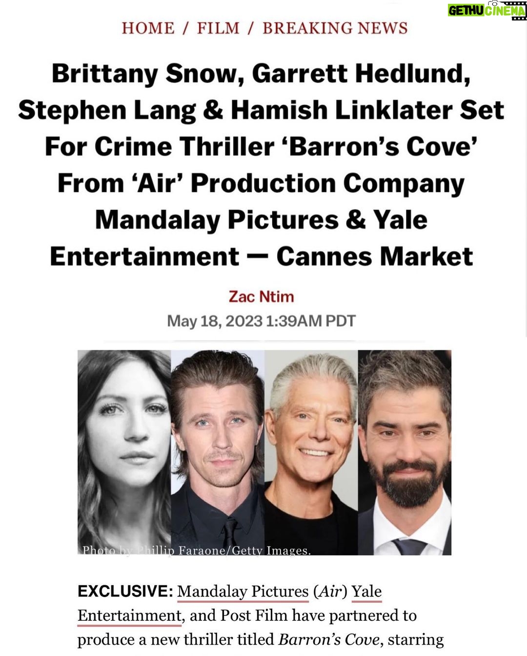 Brittany Snow Instagram - Looking forward to working with these very talented gentlemen 🚂 @mandalaypictures @yaleproductions
