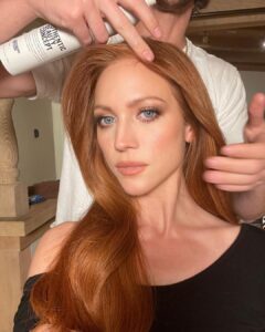 Brittany Snow Instagram - We were going for 👿Jessica Rabbit and maybe we delivered? @gq man of the year party with the baddest team @chadwoodhair @samuelpaulartist @katiebof & hot date @chrissiefit