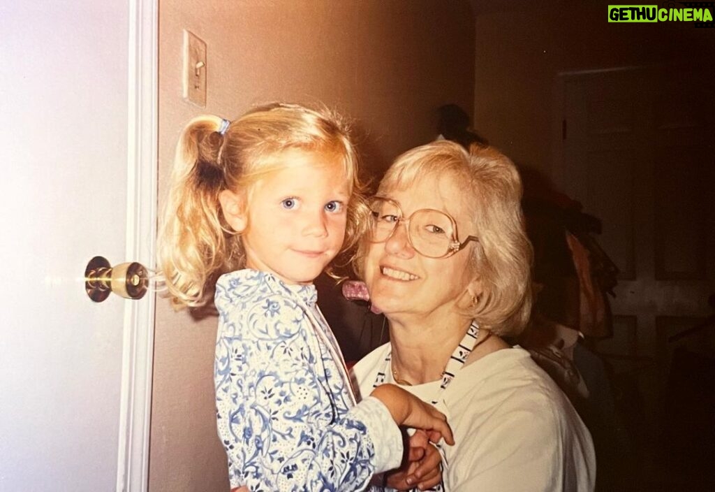 Brittany Snow Instagram - I always felt seen with my Grandma. She looked at me like I could conquer the world. She sang to me “you are my sunshine” when I was feeling nervous before taking me to auditions and rode the Tower of Terror with me at MGM 3 times in a row because we “had to have fun while we could.” When I would get sad or things would get tough, she would say to me, it’s “memories.” Saying goodbye to my favorite family member today is bittersweet. Only because she lived such a beautiful life with endless “memories.” This week will go down as one of the hardest but I’m singing “you are my sunshine” to myself in her honor.