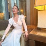 Brittany Snow Instagram - Such an inspirational night attending the Youth Anxiety Center 10th anniversary Mental Health dinner presented by @voguemagazine 💫 Thank you @j_khol for the beautiful evening and inviting us at @septemberletters. ⭐️ ⭐️⭐️ Well, that’s it @tribeca. I’ve learned a lot this trip: Mostly, I am incapable of taking a (not slightly blurry) photo, I need to always check for baby hairs before I leave and now I know what dress would be best if I ever became a ghost and needed to elegantly haunt (Hint. This one) Thank you NYC for these lessons.