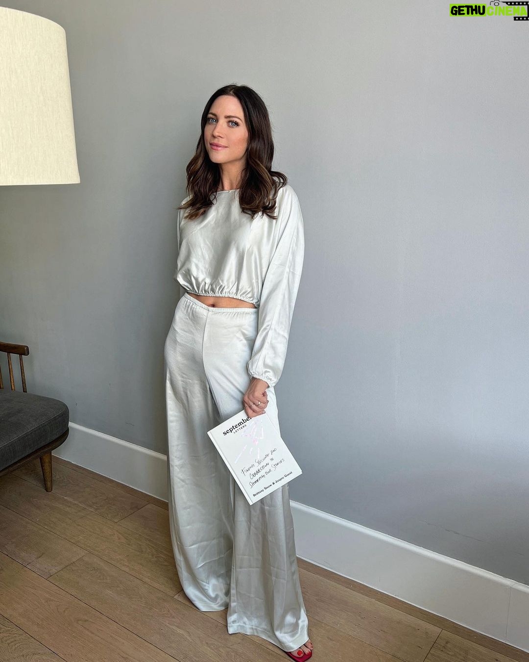 Brittany Snow Instagram - Thank you @hollywoodreporter & @lindzischarf for letting me talk about @septemberletters, our new book out May 23rd and directing #ParachuteFilm. ๐ช ๐The book is out in a couple of days & you can get it everywhere books are sold. @harpercollins @jaspre @meg_thompson