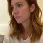 Brittany Snow Instagram - editing in NYC the past few weeks. 🍂 My immune system hates the season change, the basic in me loves it, Charlie is still pretty pissed about the sweater.
