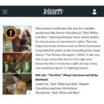 Brittany Snow Instagram - RED, WHITE AND BLUE is Variety’s Clayton Davis pick for Best Live Action Short Film that should win at the 96th Academy Awards. Thank you @byclaytondavis! 🔗Read the full article here: https://variety.com/2024/film/awards/2024-oscars-best-live-action-short-predictions-1235882381/ #reproductiverights #abortionishealthcare #FYC #academyawards #academyaward #awardseason #foryourconsideration #redwhiteandbluefilm #bestliveactionshortfilm #shortfilm #oscar #oscars #oscarnoms #movies #film #liveactionshortfilm #oscarsweek @variety