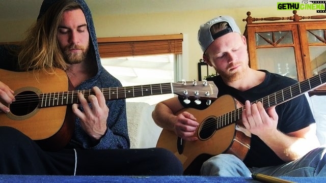 Brock O'Hurn Instagram - Been friends with this guy since I was 3 years old. We live in different states now and never get to see each other anymore but whenever we do get together I am thankful. Nothing crazy to see here. Just a couple of buddies re-living some old memories together. Goodnight Everyone 🎸