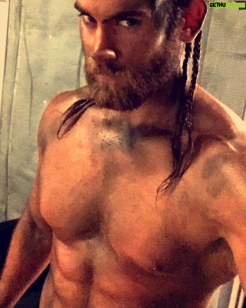 Brock O'Hurn Instagram - Things got a little crazy on set today.. haha