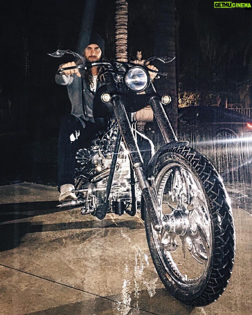 Brock O'Hurn Instagram - Night Ride in the Rain 💦 #mybaby #cantsleep #soletsride