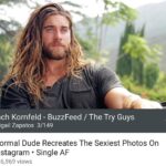 Brock O’Hurn Instagram – So I did this video with Zach and I think it’s absolutely hilarious.. Who found me recently because of this video? 🙋🏽
( You’re all awesome! Have a great day! )