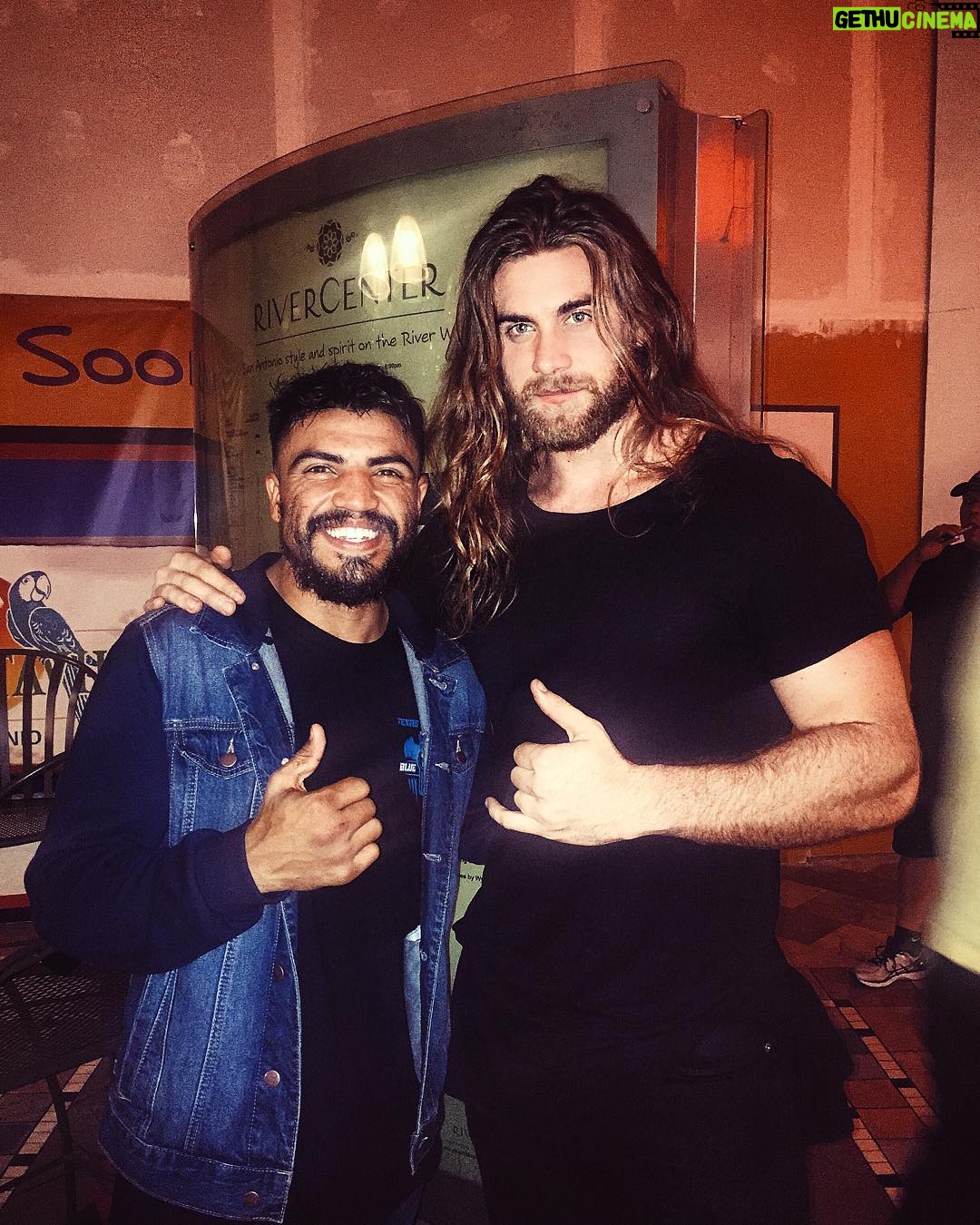 Brock O'Hurn Instagram - This is one of the most amazing people I have ever met on the face of this planet. I am honored to be here. Not only to celebrate his victory with this incredible person but to be here with one of my best friends! Congratulations on your win tonight Vic! 👊🏽 you deserve it! Love you bro! @itsvortiz #2016BetterBeReadyForUs San Antonio, Texas