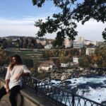 Brock O'Hurn Instagram - If you want to talk about a beautiful view... This is it! 😍 Went to the biggest waterfall in Europe today! In love with this place ❤️ Rheinfall, Schaffausen