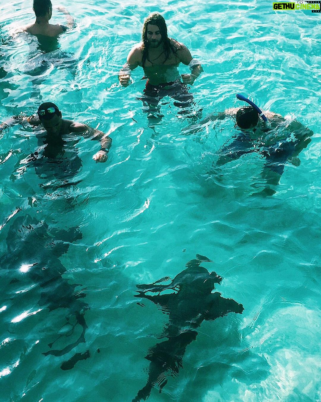 Brock O'Hurn Instagram - Swimming with sharks! Don't worry.. Bahamas 🙌🏾
