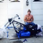 Brock O'Hurn Instagram - Making a few changes to the new chopper #OperationBlackOut