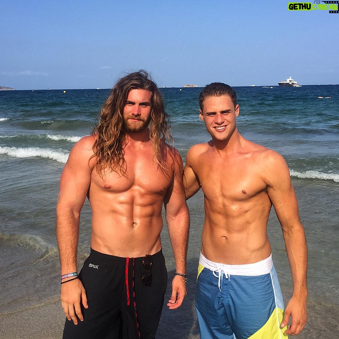 Brock O'Hurn Instagram - With my brotha Life doesn't get better! 🙌🏼 The Beachhouse Playa Den Bossa Ibiza