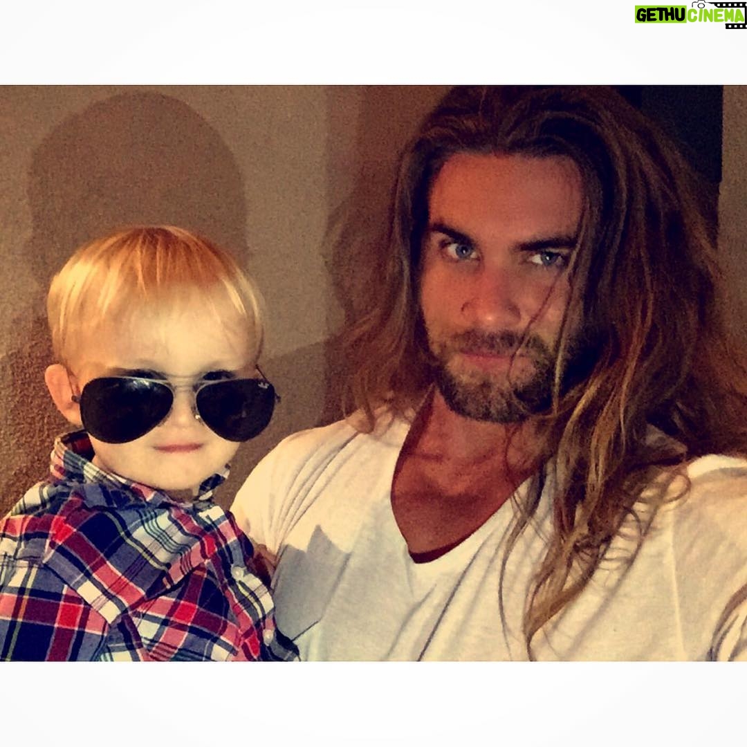 Brock O'Hurn Instagram - He rocks them so much better than me anyways 😎 #RaiseEmRight #LikeABoss