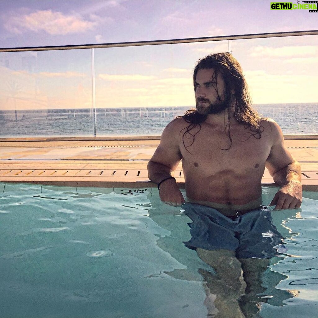 Brock O'Hurn Instagram - Not a bad way to spend the day 🌅 😏