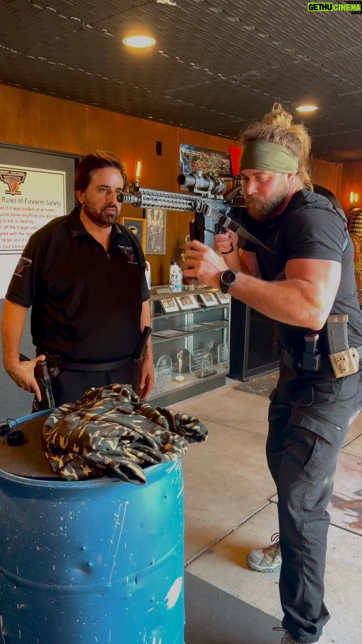 Brock O'Hurn Instagram - Practicing dry fire reloads with the man who changed cinematic action forever ππ½ Not every thing is going to be perfect all the time and we dialed it in by the end of the session but this clip made me laugh π Had a great time hanging Taran. Thanks for everything π€π½ππ½ @tarantactical