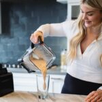 Brooke Ence Instagram - Typically I prefer to drink my protein in the most simple form… water+1 scoop OR almond milk +1 scoop But this version has me craving my protein shake for breakfast, lunch and dinner. 😋 @runsupps chocolate protein Milk of your choice Peanut butter powder 1/4 banana 🍌 1/4 cup ice ( add more if you like) Starbucks INSTANT COFFEE 😍 I bought some instant coffee packets and just added one to the mix. GAME CHANGER 🤤 Make sure you check out Run Supps to get all stocked up on the goods before you kick off the @nakedprogram New Years Challenge 😎 #itmakesence #runsupps #nakedtrainingprogram #proteinshake