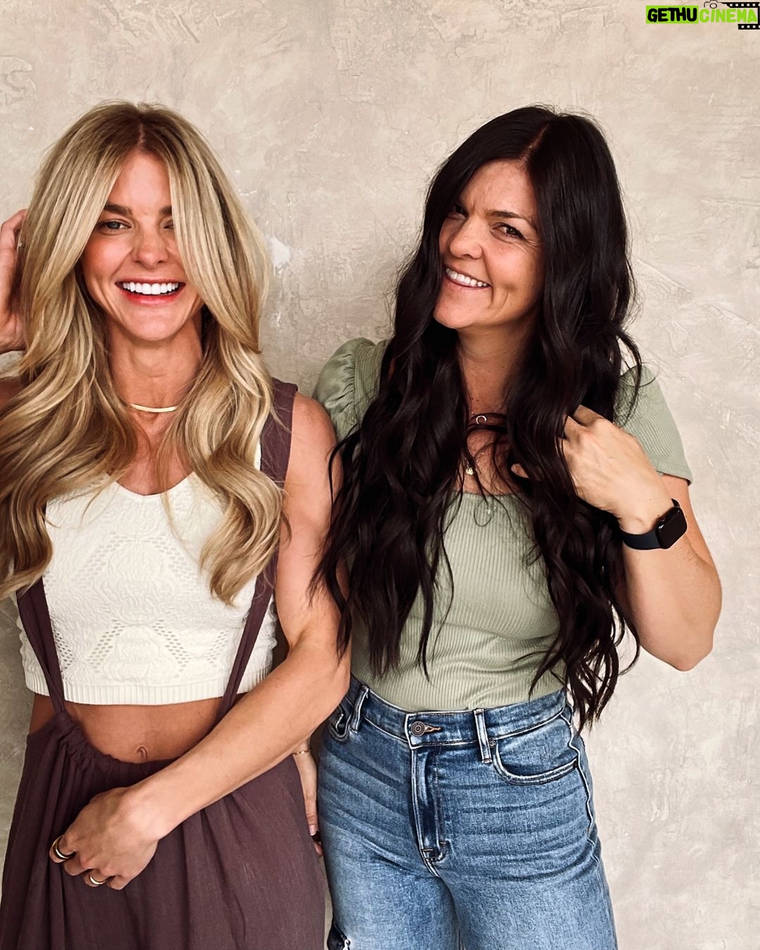Brooke Ence Instagram - 😊 sisters “hair day” Thanks to my girl @hairby_chrissy for making sure we left feeling top notch 😁😉