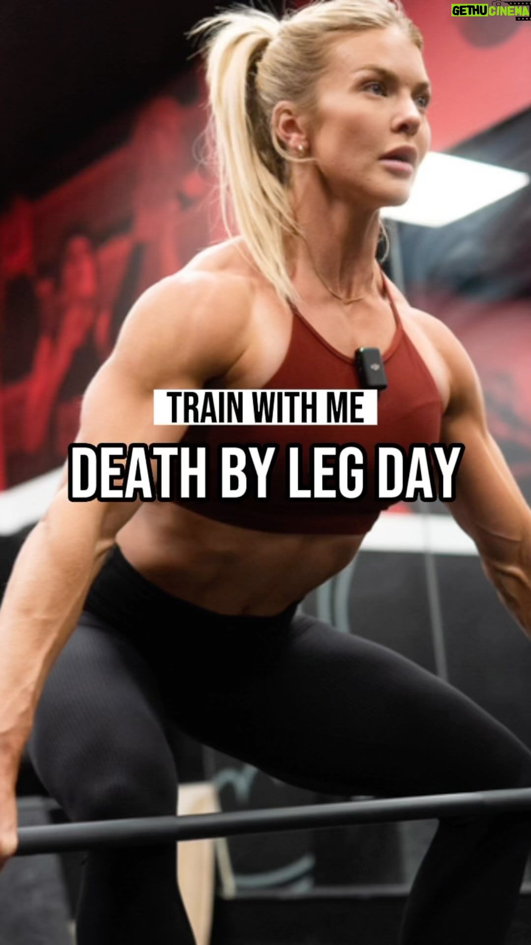 Brooke Ence Instagram - Heads will roll after this leg day! Day 2 of the Summer Show Down challenge and it’s electric ⚡️people. You can watch this full workout over on my YouTube right now! Click the link my my bio. The workout: 1. Snatch Grip Deadlift 4x10/8/6/4 - 35/40/45/50 - 6020 Tempo 2:30 Rest 2a. Front Squat 3x6 around 70% of max front squat 2b. Forward Lunge 3x12 each 2c. Cyclist Squat 3×25 2:30 Rest 3a. GHR or Nordic Curls 2×10 3b. TKE 2x12 ea 3c. SL Calf Raise 2×12 ea 90 sec Rest Try this workout, save it, and comment what kind of workout you want to see next! Or just ask me what shoes these are 🤷♀️