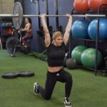 Brooke Ence Instagram - Today I’ve got a functional core circuit. This one’s perfect to do on a recovery day, but that doesn’t mean you’re not gonna get the work in. It’ll def get your heart rate up. 😅 1a. Unbalanced OH Walking Lunge - 3 x 10 each leg 1b. Landmine Bar Rotation - 3 x 10 each side 1c. Landmine Rotational Punch - 3 x 10 each side Minimal Rest