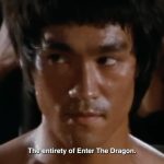 Bruce Lee Instagram - Enter The Dragon is the second of my Top Four Bruce Lee Moments. Here’s why…. #BruceLee #Warrior