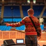 Bruce Springsteen Instagram - State College soundcheck. March 18, 2023. 📸: @redemartin