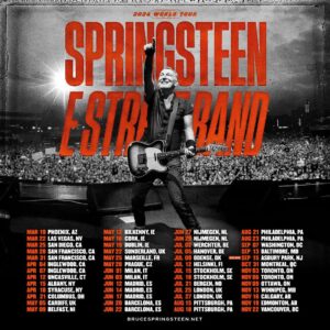 Bruce Springsteen Instagram - Bruce Springsteen and The E Street Band return to the road on March 19, building on a triumphant 2023 hailed as "a masterclass in the uplifting power of rock-and-roll" (Washington Post).

Kicking off in Phoenix, Arizona, the 2024 world tour will find Springsteen and The E Street Band delivering their "ecstatic and emotional" (Rolling Stone) live performances in 17 countries, taking place through late November.

Earlier today, the number of 2024 dates expanded to 52 — with the addition of a hometown Asbury Park headlining show at the Sea.Hear.Now Festival on Sept. 15.