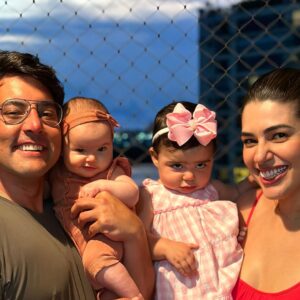 Bruno De Luca Instagram - Hoje foi dia da Aurora conhecer a Malu! No dia do mesversário de 4 meses, não tinha comemoração melhor. Muito feliz em ver minha amiga @amorimvivian sendo essa mãezona e também foi ótimo pegar algumas dicas, né amor @fany.vidal ? @leohirschmann também colaborou muito com seu depoimento! Kkkkkk vida longa a amizade #maurora