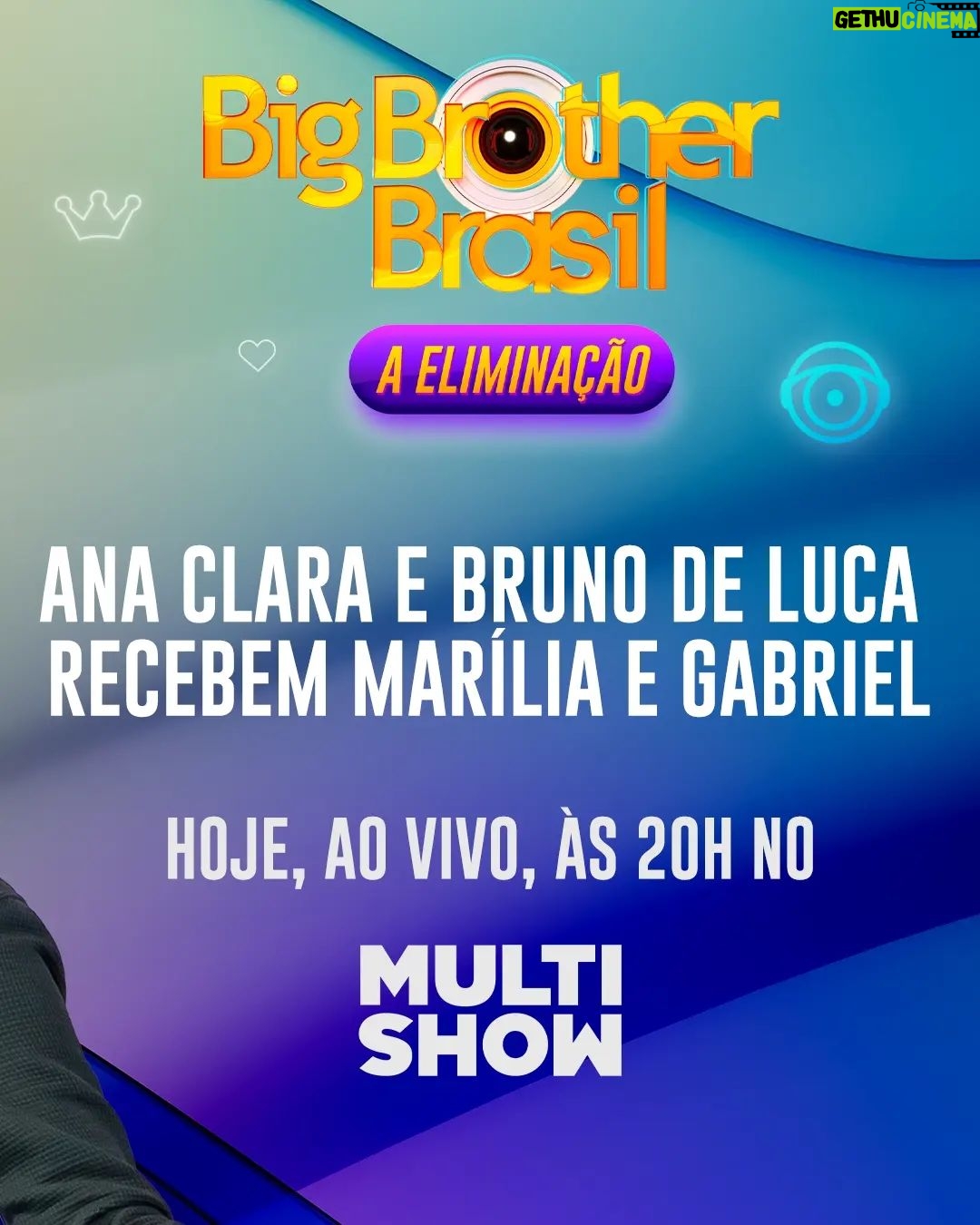 Bruno De Luca Instagram - Hoje tem eliminados no #BBBAEliminação! @anaclaraac e eu vamos receber Marília e Gabriel, os primeiros eliminados do #BBB23 pra trocar uma ideia sobre suas passagens na casa mais vigiada do Brasil!