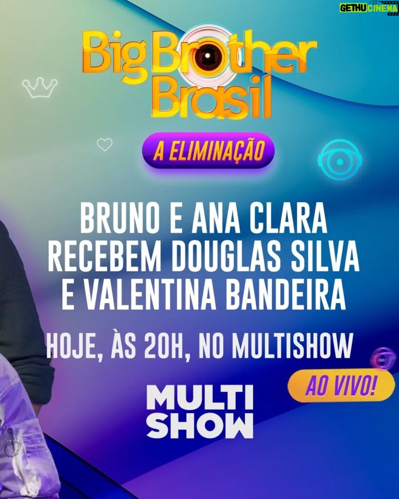 Bruno De Luca Instagram - Hoje tem #BBBAEliminação ! @anaclaraac e eu vamos receber @valenbandeira e @douglassilva pra falar um pouco das resenhas da primeira semana do #BBB23! Às 20h no @multishow!