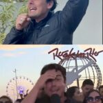 Bruno De Luca Instagram - Quem aí lembra desse dia? 😂 O @brunodeluca relembrou quando #VirouMeme com um fã do Guns N’Roses, que cantou errado e mandou um palavrão ao vivo no @rockinrio 🗣 #RockinRioNoMultishow