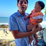 Bruno De Luca Instagram - Hoje pela primeira vez vou receber presente e não só dar! 🙌😁 O presente maior do mundo tá aí nas fotos, essa belezura que a @fany.vidal fez comigo com muito amor. Muito alegre em comemorar meu primeiro dia dos pais, ainda mais da Aurora, que é alegria purinha! Parabéns a todos os papais.