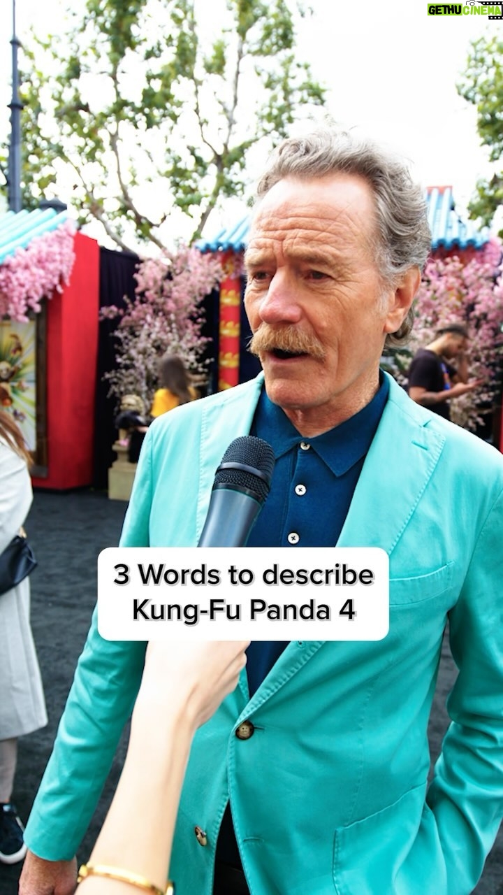 Bryan Cranston Instagram - Who needs 3 words when all you need to know is one? SKADOOSH! Get tickets to see #KungFuPanda 4 only in theaters! 🔗 in bio.