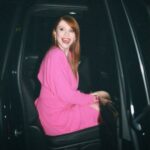 Bryce Dallas Howard Instagram - Thank you @academymuseum! 💕🦩 #AcademyMuseumGala ⁣ ⁣ Hair: @misterjasonlow⁣ Makeup: @vivianbaker⁣ Nails: @chuenails⁣ Styled by Publicist Extraordinaire: @alex.schack⁣ Dress: @alexandrevauthier⁣ Shoes: @jimmychoo Jewelry: @shycreationfinejewelry⁣ ⁣ 📸: 1-4: @andiejjane 📸 5-6: @academymuseum/ @gettyimages ⁣ [ID: Standing on the red carpet at the Academy Museum, BDH smiles and wears a fuscia dress and red shoes.] Academy Museum of Motion Pictures